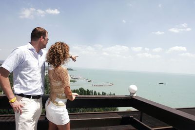 Panoramic view from Hotel Marina - 3-star resort hotel directly on the shore of Lake Balaton