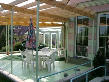 Belle Fleur Pension Terrace - Pension in Budapest