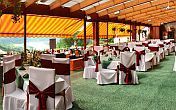 Hotel Silvanus restaurant with panoramic view of the Danube