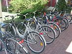 In Hotel Helikon at Lake Balaton there is also a rent-a-bike facility